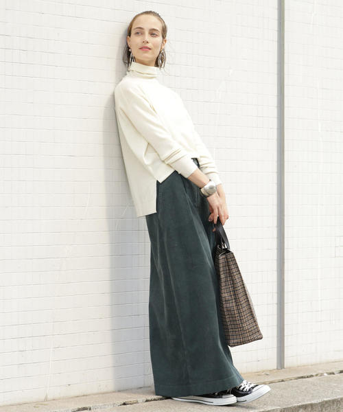 BEAUTY&YOUTH UNITED ARROWS（ビューティーアンドユースユナイテッドアローズ）の「BY∴ フルニードルタートルネックニット о（ニット/セーター・レディース・ブラック/オフホワイト/ライトグレー/パープル/ホワイト・FREE）」の20枚目の写真