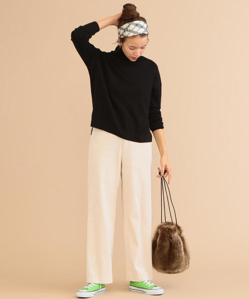 BEAUTY&YOUTH UNITED ARROWS（ビューティーアンドユースユナイテッドアローズ）の「BY∴ フルニードルタートルネックニット о（ニット/セーター・レディース・ブラック/オフホワイト/ライトグレー/パープル/ホワイト・FREE）」の18枚目の写真
