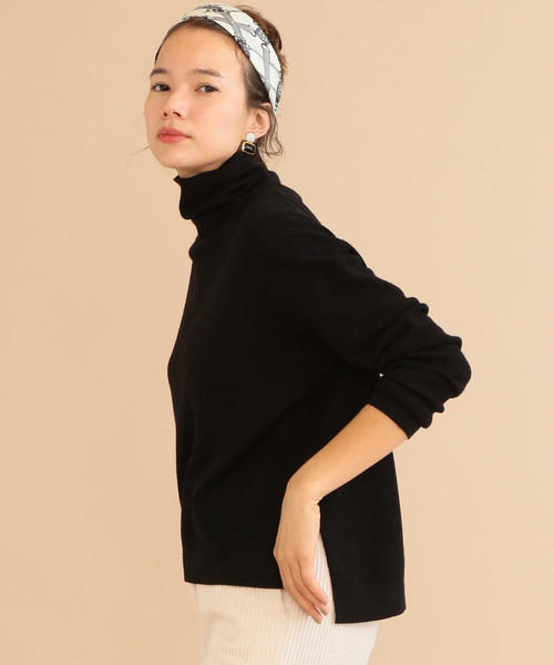 BEAUTY&YOUTH UNITED ARROWS（ビューティーアンドユースユナイテッドアローズ）の「BY∴ フルニードルタートルネックニット о（ニット/セーター・レディース・ブラック/オフホワイト/ライトグレー/パープル/ホワイト・FREE）」の16枚目の写真