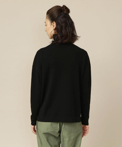 BEAUTY&YOUTH UNITED ARROWS（ビューティーアンドユースユナイテッドアローズ）の「BY∴ フルニードルタートルネックニット о（ニット/セーター・レディース・ブラック/オフホワイト/ライトグレー/パープル/ホワイト・FREE）」の9枚目の写真