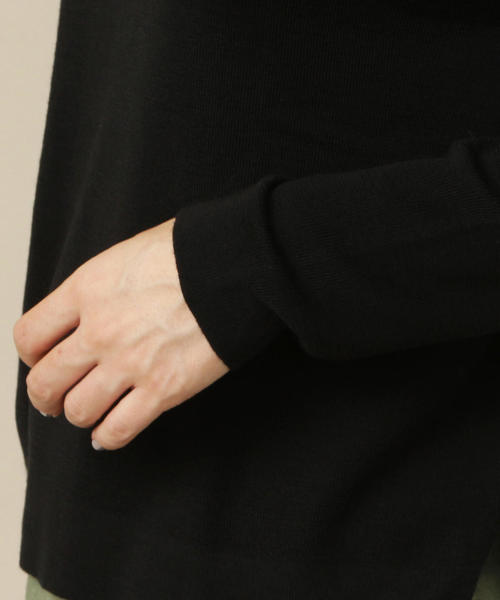 BEAUTY&YOUTH UNITED ARROWS（ビューティーアンドユースユナイテッドアローズ）の「BY∴ フルニードルタートルネックニット о（ニット/セーター・レディース・ブラック/オフホワイト/ライトグレー/パープル/ホワイト・FREE）」の7枚目の写真
