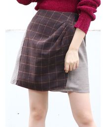 dazzlin | チェックラップミニスカート(スカート)