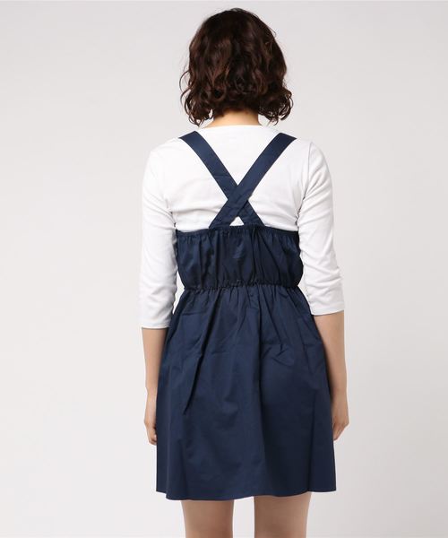 PUNYUS（プニュズ）の「前ボタンワンピース（ワンピース・レディース・ネイビー/カーキ・1/3）」の5枚目の写真