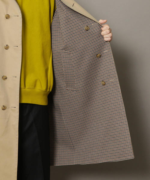 BEAUTY&YOUTH UNITED ARROWS(ビューティーアンドユースユナイテッドアローズ)の「BY リバーシブル バルカラー コート(ステンカラーコート・メンズ・ベージュ/ダークグレー・MEDIUM/SMALL/LARGE/X-LARGE)」の12枚目の写真