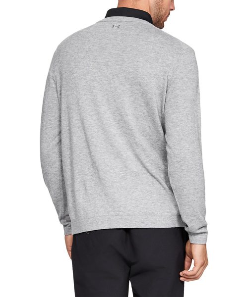 UNDER ARMOUR（アンダーアーマー）の「UAスレッドボーンクルーセーター(ゴルフ/ロングスリーブ/MEN)[1317349]（ニット/セーター・メンズ・ダークインディゴブルー/ライトグレー・MD/XL/LG）」の5枚目の写真