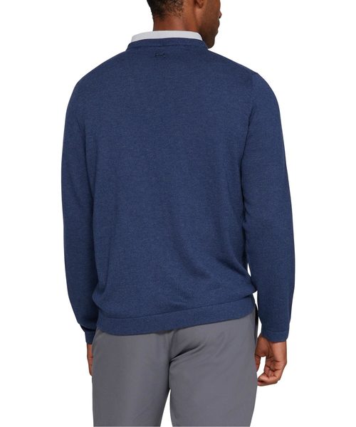 UNDER ARMOUR（アンダーアーマー）の「UAスレッドボーンクルーセーター(ゴルフ/ロングスリーブ/MEN)[1317349]（ニット/セーター・メンズ・ダークインディゴブルー/ライトグレー・MD/XL/LG）」の12枚目の写真