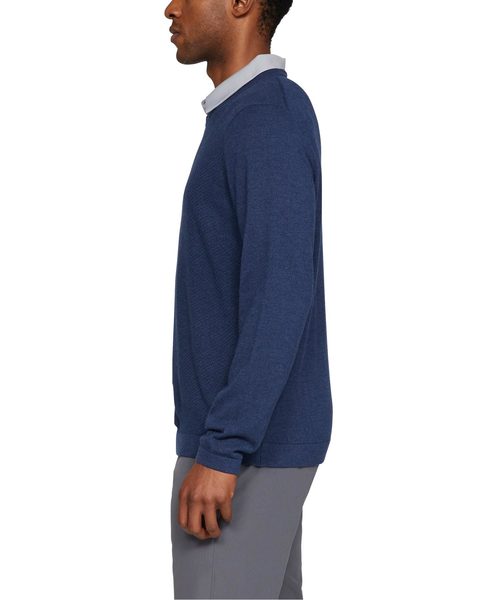 UNDER ARMOUR（アンダーアーマー）の「UAスレッドボーンクルーセーター(ゴルフ/ロングスリーブ/MEN)[1317349]（ニット/セーター・メンズ・ダークインディゴブルー/ライトグレー・MD/XL/LG）」の13枚目の写真