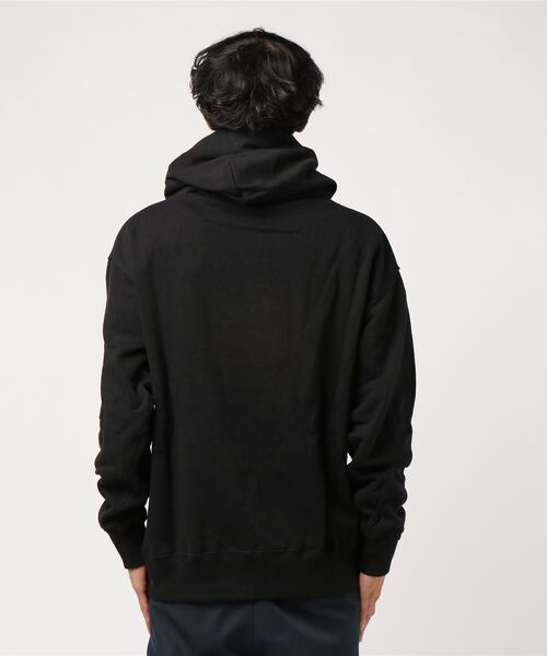 HOUSTON(ヒューストン)の「【HOUSTON】H/W PRINT HOODIE(NAVY)(パーカー・メンズ・ブラック/グレー/ホワイト・MEDIUM/LARGE/X-LARGE)」の5枚目の写真