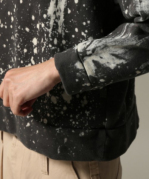 Journal Standard TRISECT(トライセクト)の「BLEACH DYE SWEAT #(スウェット・メンズ・チャコールグレー/グリーン/キャメル・MEDIUM/LARGE)」の13枚目の写真