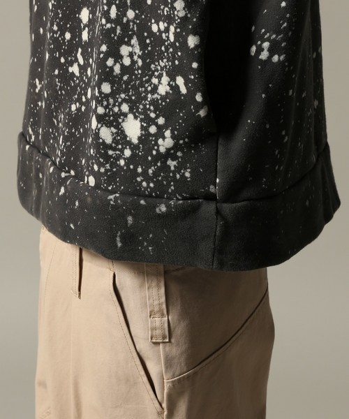 Journal Standard TRISECT(トライセクト)の「BLEACH DYE SWEAT #(スウェット・メンズ・チャコールグレー/グリーン/キャメル・MEDIUM/LARGE)」の8枚目の写真