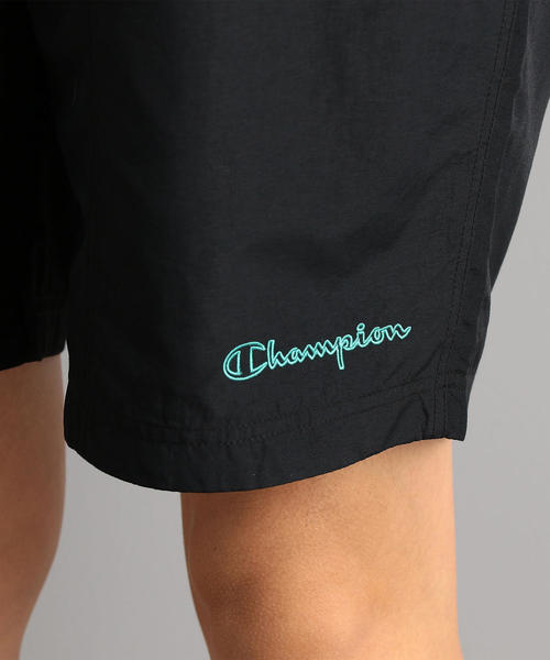 Champion（チャンピオン）の「別注 ［チャンピオン］SC Champion LOGO ショートパンツ（その他パンツ・メンズ・ブラック/ベージュ/ターコイズブルー・L/S/M）」の9枚目の写真