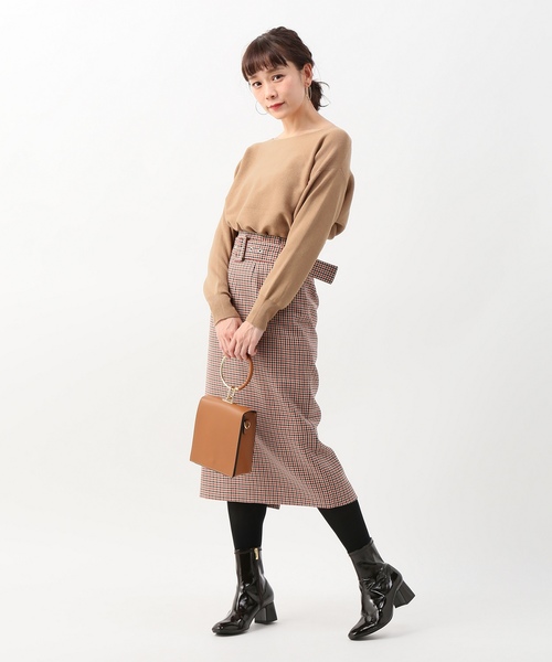 JOINT WORKS(ジョイントワークス)の「《追加》ハツネツモチモチボートプルオーバー(ニット/セーター・レディース・ホワイト/ライトグレー/ブラック/レッド/グリーン/キャメル・FREE)」の14枚目の写真