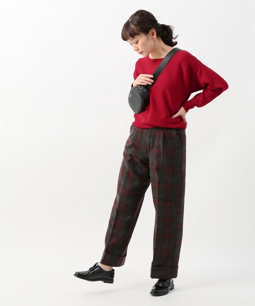 JOINT WORKS(ジョイントワークス)の「《追加》ハツネツモチモチボートプルオーバー(ニット/セーター・レディース・ホワイト/ライトグレー/ブラック/レッド/グリーン/キャメル・FREE)」の18枚目の写真