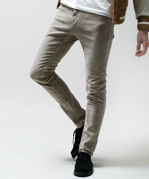 NANO universe（ナノユニバース）の「Lee(リー)/JEGGERS SALOUEL（その他パンツ・メンズ・ベージュ/オリーブ/マスタード/ブルー/チャコール・X-SMALL/SMALL/MEDIUM/LARGE）」の3枚目の写真