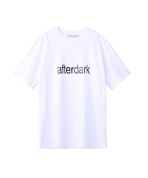 JOHN LAWRENCE SULLIVAN（ジョンローレンスサリバン）の「"AFTER DARK" PRINTED TEE（Tシャツ/カットソー・レディース・ホワイト/パープル/グリーン・MEDIUM）」の3枚目の写真