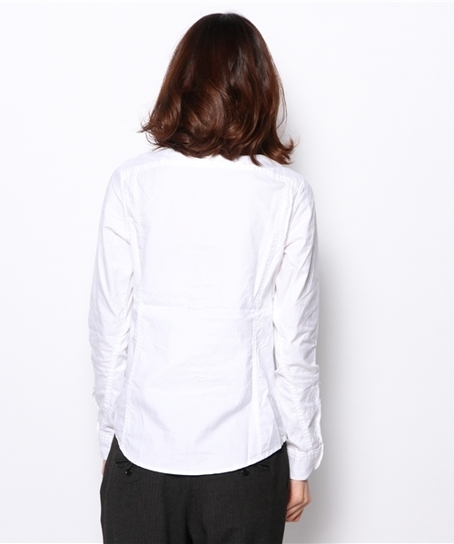 PLST（プラステ）の「オックスフォードスリムシャツ（シャツ/ブラウス・レディース・ホワイト・0/2）」の7枚目の写真