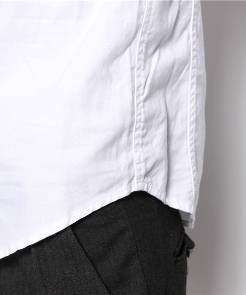 PLST（プラステ）の「オックスフォードスリムシャツ（シャツ/ブラウス・レディース・ホワイト・0/2）」の3枚目の写真