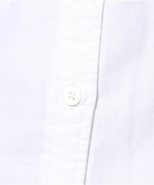 PLST（プラステ）の「オックスフォードスリムシャツ（シャツ/ブラウス・レディース・ホワイト・0/2）」の4枚目の写真