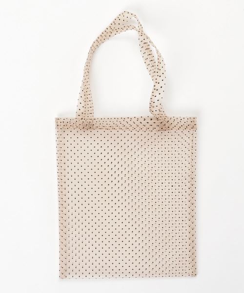 flower（フラワー）の「ドットシースルーバッグ（トートバッグ・レディース・ドット・FREE）」の2枚目の写真