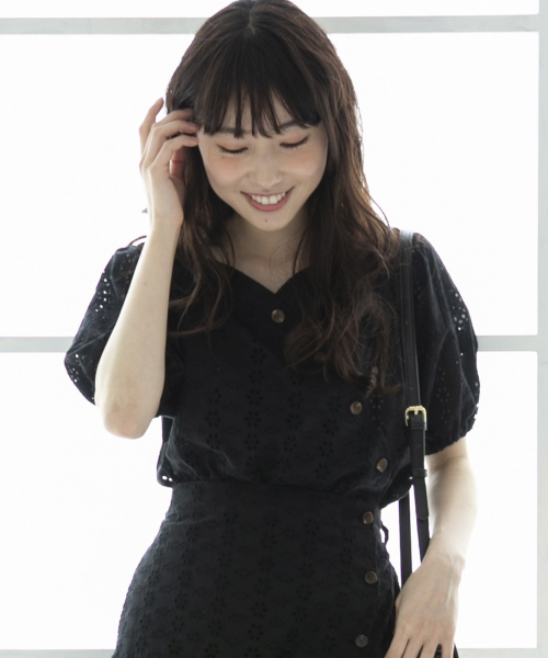 Heather(ヘザー)の「コットンレースハートネックブラウス 839761(シャツ/ブラウス・レディース・ホワイト系その他/ブラック系その他/ベージュ系その他・FREE)」の20枚目の写真