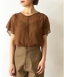 TODAYFUL | シルケットシフォンブラウス(シャツ/ブラウス)