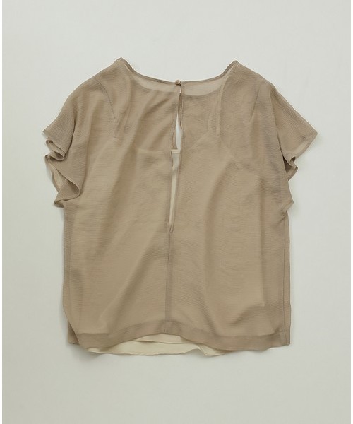 TODAYFUL（トゥデイフル）の「シルケットシフォンブラウス（シャツ/ブラウス・レディース・アイボリー/キャメル/ブラック・FREE）」の12枚目の写真