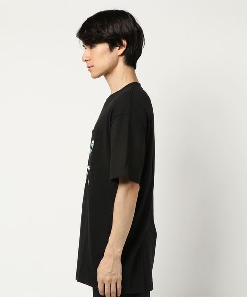 TODAY edition（トゥデイエディション）の「【PULP】TODAY edition / トゥデイエディション POCKET TEE CUT IT OUT（Tシャツ/カットソー・メンズ・ホワイト/ブラック・LARGE）」の3枚目の写真