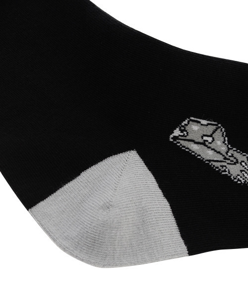 Candy Stripper（キャンディストリッパー）の「BLAZING CHEESE ソックス（ソックス/靴下・レディース・オフホワイト/ブラック/パープル/ピンク・FREE）」の11枚目の写真