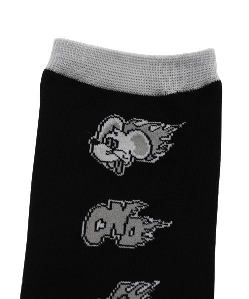 Candy Stripper（キャンディストリッパー）の「BLAZING CHEESE ソックス（ソックス/靴下・レディース・オフホワイト/ブラック/パープル/ピンク・FREE）」の8枚目の写真