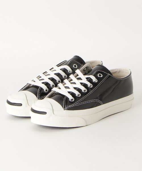 Converse コンバース の Converse コンバース Jack Purcell Ret Enamel ジャックパーセルretエナメル Black スニーカー Wear
