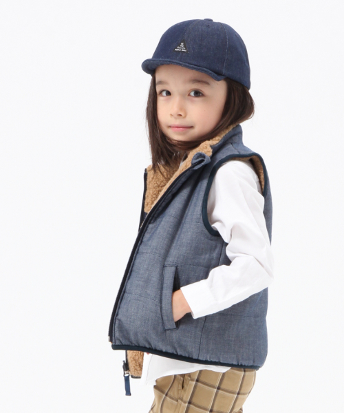 GLOBAL WORK(グローバルワーク)の「【キッズ】リバーシブルボアベスト/846656(その他アウター・キッズ・ブラック/ブラウン・X-LARGE/LARGE/XX-LARGE/MEDIUM/SMALL)」の15枚目の写真