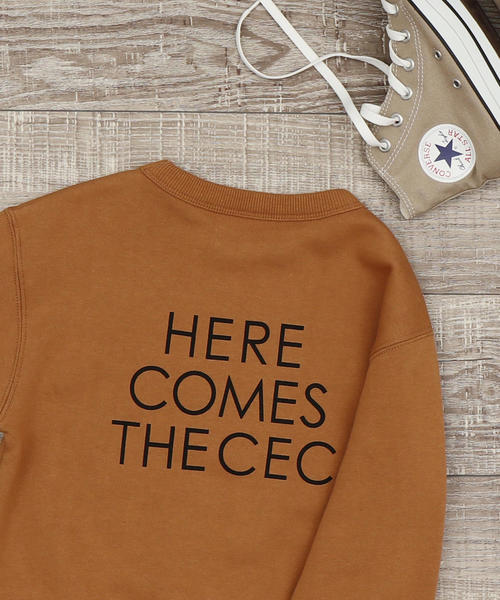 coen（コーエン）の「【coen キッズ / ジュニア】ウラキモウプリントスウェットプルオーバー（スウェット・キッズ・ライトグレー/ブラウン/ブラック/パープル/ライトブルー・110/130/100/120/150/140）」の4枚目の写真