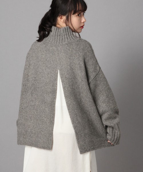 LOWRYS FARM(ローリーズファーム)の「カサネスリットプルオーバー 863205(ニット/セーター・レディース・アイボリー/グレー/ブラウン/ブルー・FREE)」の19枚目の写真