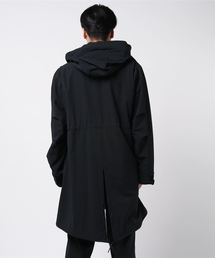 kiryuyrik　キリュウキリュウ　ロングコート　スタンドカラー　黒　M相当 kiryuyrik（キリュウキリュウ）の「スタンドカラーモッズコート
