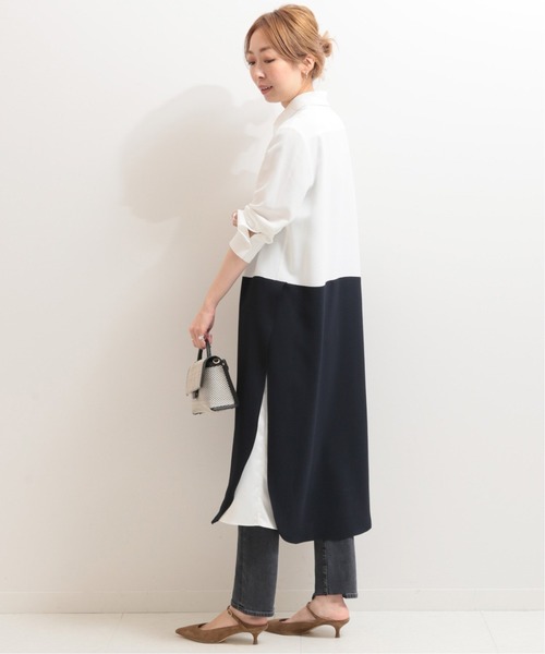 Noble（ノーブル）の「【ALANI the grey】 レイヤードシャツドレス 