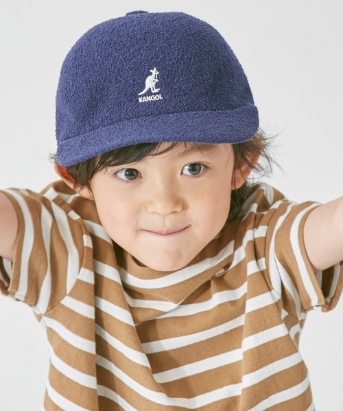 KANGOL(カンゴール)の「【KANGOL】Kids Bermuda Spacecap(キャップ・キッズ・ブラック/ネイビー/レッド/バーガンディー・SMALL/MEDIUM/LARGE)」の3枚目の写真
