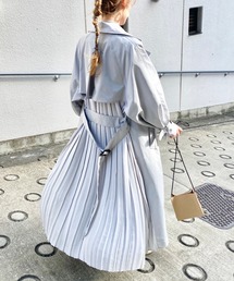 archives | バックプリーツトレンチコート(トレンチコート)