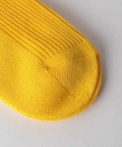 BEAUTY&YOUTH UNITED ARROWS（ビューティーアンドユースユナイテッドアローズ）の「UA リブ レギュラー ソックス（ソックス/靴下・メンズ・ブラック/ホワイト/ターコイズブルー/イエロー・FREE）」の5枚目の写真