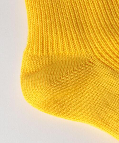 BEAUTY&YOUTH UNITED ARROWS（ビューティーアンドユースユナイテッドアローズ）の「UA リブ レギュラー ソックス（ソックス/靴下・メンズ・ブラック/ホワイト/ターコイズブルー/イエロー・FREE）」の8枚目の写真