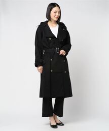 ビッグシルエット トレンチコート レディース