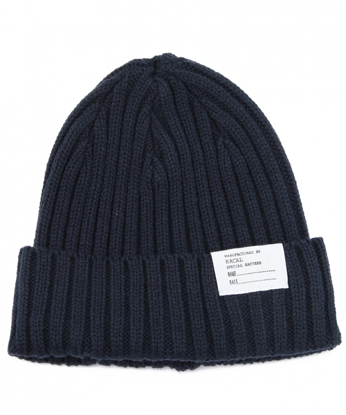 BEAUTY&YOUTH UNITED ARROWS（ビューティーアンドユースユナイテッドアローズ）の「＜Racal＞ STANDARD KNIT CAP/ニット帽（ニットキャップ/ビーニー・メンズ・ブラック/ライトグレー/ダークグレー/ベージュ/ワインレッド/オレンジ/コバルトブルー/ネイビー・ONE）」の5枚目の写真