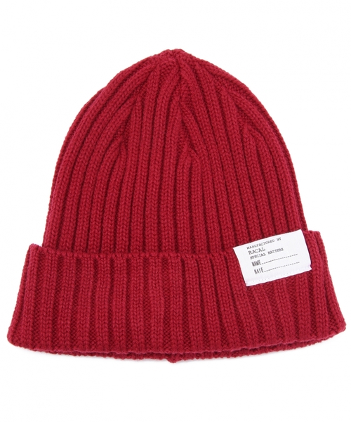BEAUTY&YOUTH UNITED ARROWS（ビューティーアンドユースユナイテッドアローズ）の「＜Racal＞ STANDARD KNIT CAP/ニット帽（ニットキャップ/ビーニー・メンズ・ブラック/ライトグレー/ダークグレー/ベージュ/ワインレッド/オレンジ/コバルトブルー/ネイビー・ONE）」の7枚目の写真
