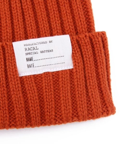 BEAUTY&YOUTH UNITED ARROWS（ビューティーアンドユースユナイテッドアローズ）の「＜Racal＞ STANDARD KNIT CAP/ニット帽（ニットキャップ/ビーニー・メンズ・ブラック/ライトグレー/ダークグレー/ベージュ/ワインレッド/オレンジ/コバルトブルー/ネイビー・ONE）」の10枚目の写真