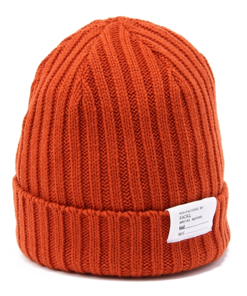 BEAUTY&YOUTH UNITED ARROWS（ビューティーアンドユースユナイテッドアローズ）の「＜Racal＞ STANDARD KNIT CAP/ニット帽（ニットキャップ/ビーニー・メンズ・ブラック/ライトグレー/ダークグレー/ベージュ/ワインレッド/オレンジ/コバルトブルー/ネイビー・ONE）」の11枚目の写真