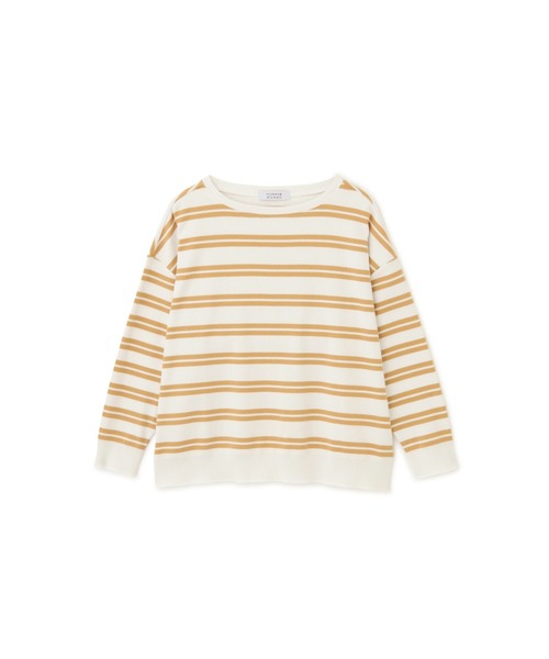 human woman(ヒューマンウーマン)の「成形ボーダープルオーバー(Tシャツ/カットソー・レディース・ライトブルー/A/ダークインディゴブルー・MEDIUM)」の18枚目の写真