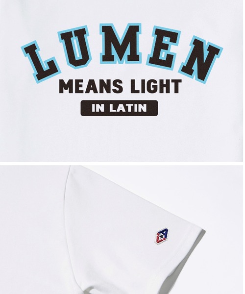 ACOVER(オコボ)の「『ACOVER』FRONT LUMEN LOGO T-SHIRTS/フロントカレッジデザインロゴクルーネック半袖TEEシャツ/カットソー(Tシャツ/カットソー・レディース・ホワイト/ブルー/ライトグリーン・MEDIUM/LARGE)」の17枚目の写真