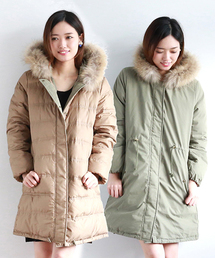 BEAMS LIGHTS Women's | 【予約】BEAMS LIGHTS / リバーシブル モッズダウン(ダウンジャケット/コート)