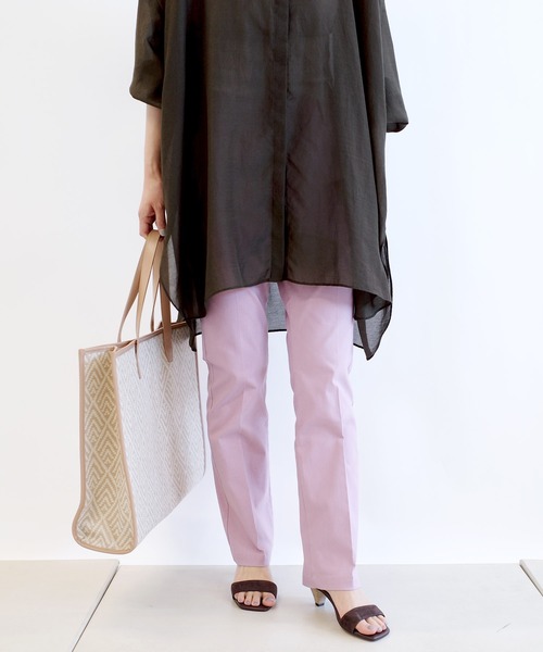 DouDou（ドゥドゥ）の「ストレートフレアパンツ（その他パンツ・レディース・ピンク/オレンジ/ブルー・38/36）」の14枚目の写真