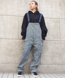 RNAN URCH フィッシャーマンワークスサロペット　ヒッコリー RNAN URCH フィッシャーマンワークスサロペットヒッコリー