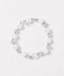 岩座 IWAKURA | 【岩座】＜三月 弥生＞産石×さざれ石ブレスレット アクアマリン(ブレスレット)